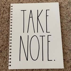 RaeDunn Spiraled Notebook.